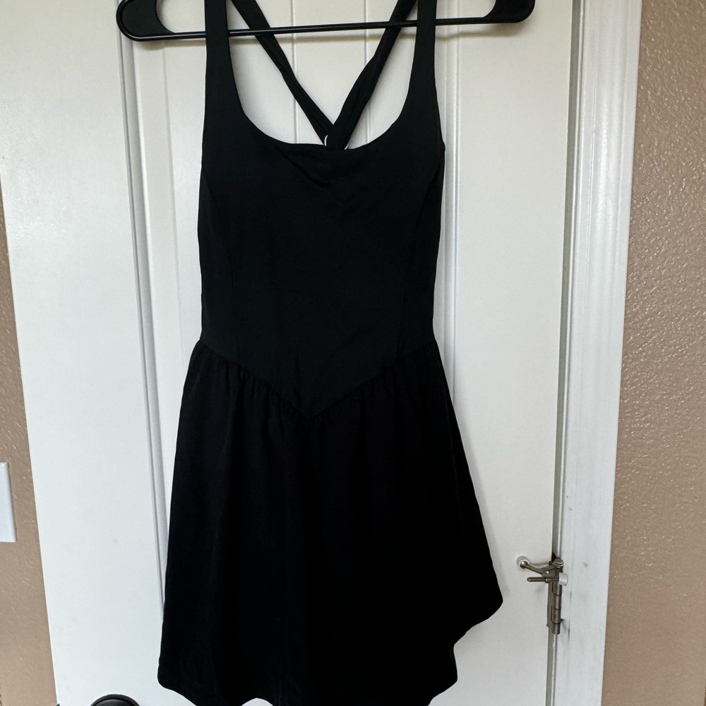 Black Sporty “Tennis” Dress